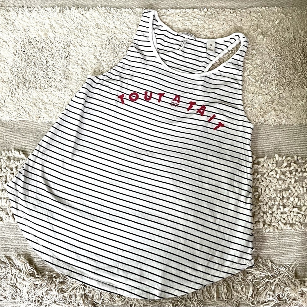 SCOTCH & SODA  GRAPHIC STRIPED TANK XS